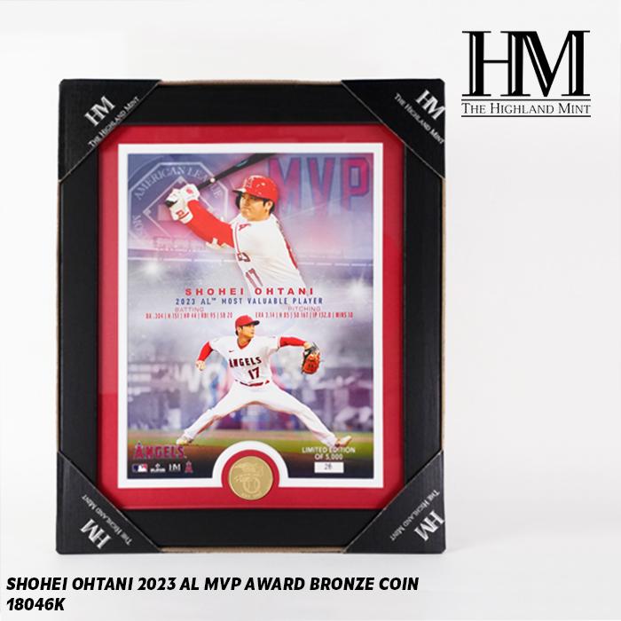 ザ・ハイランドミント 2023 MVP 記念 フォトフレーム 大谷翔平 THE HIGHLAND MINT SHOHEI OHTANI 2023 AL  MVP AWARD BRONZE COIN 18046K 限定5000個 エンゼルス : 23thm50007 : Ne.S.T - 通販 - 