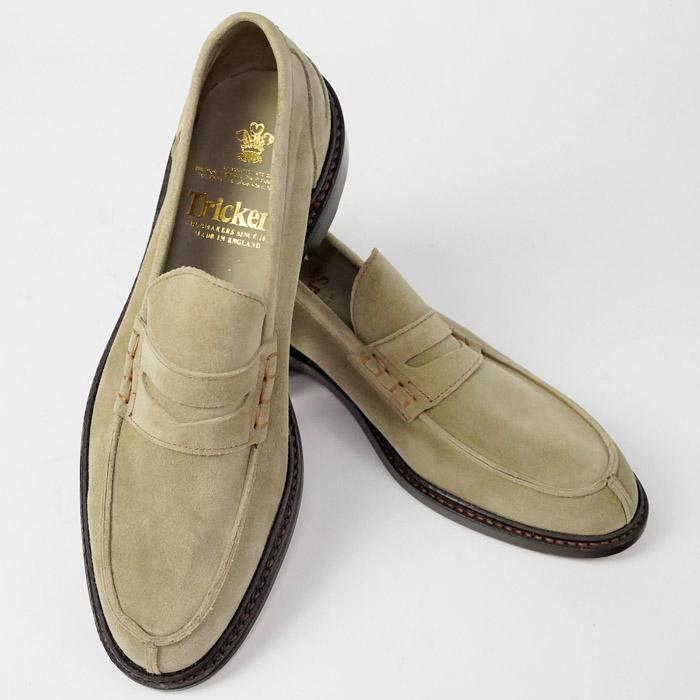 Trickers スエードローファー トリッカーズ　イタリア製 Tricker's トリッカーズ メンズスエードローファー 3227 US