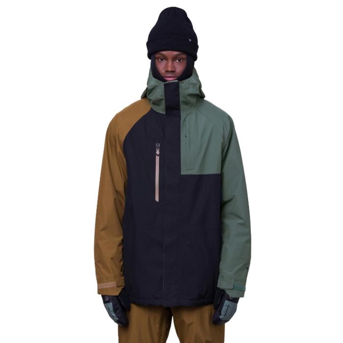 [日本正規品]スノーボード ウェア シックスエイトシックス ジャケット 2024 686 MEN'S GORE-TEX CORE SHELL JACKET コアシェル Cypress Green Colorblock 23-24｜nest001｜02