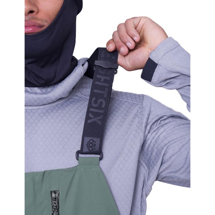 [日本正規品]スノーボード ウェア シックスエイトシックス パンツ 2024 686 MEN'S GORE-TEX STRETCH DISPATCH BIB Cypress Green ストレッチ 23-24 ゴアテックス｜nest001｜04