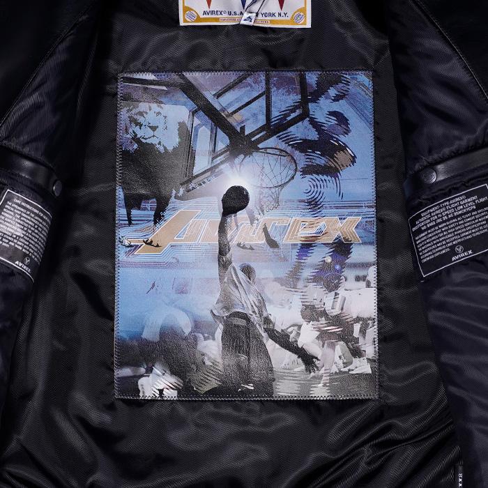 AVIREX（アヴィレックス） ブラックライオンズ バーシティジャケット