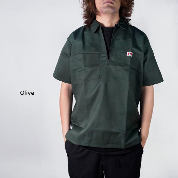 BEN DAVIS  ベンデイビス　ワークシャツ　モスグリーン BEN DAVIS ベンデイビス ワークシャツ モスグリーン - メルカリ