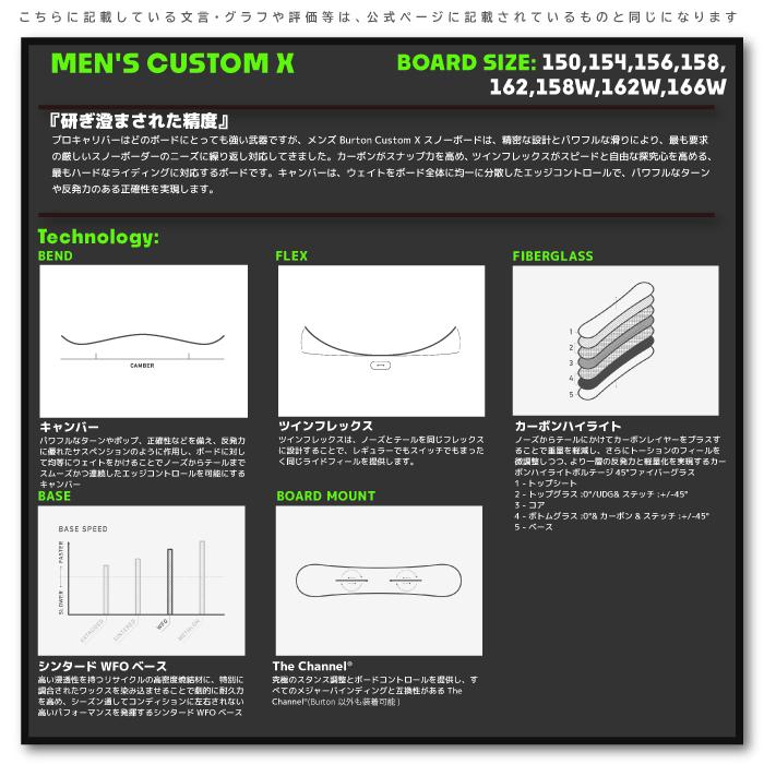 BURTON（バートン） [日本正規品]スノーボード 板 ボード カスタム