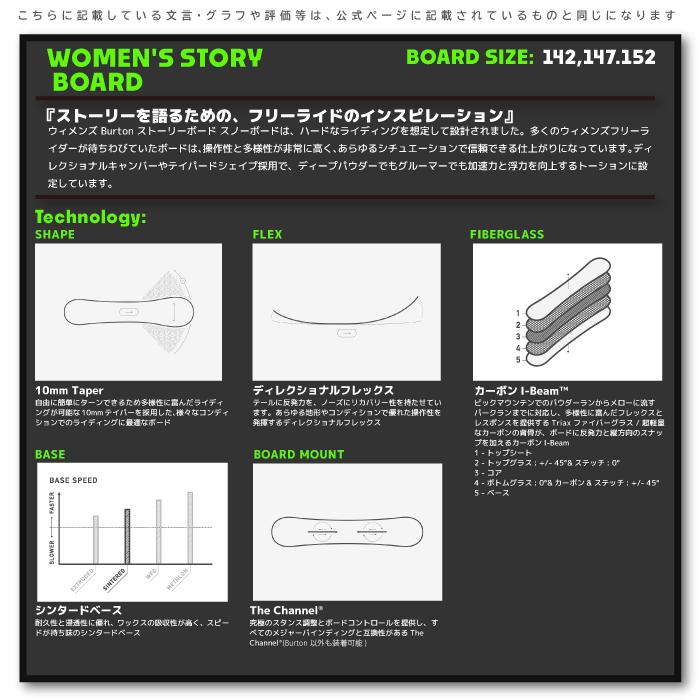 BURTON（バートン） [日本正規品]スノーボード 板 ボード ストーリー