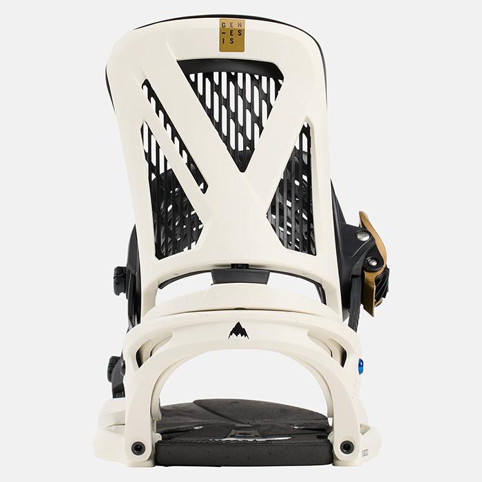 [日本正規品]スノーボード ビンディング バートン ジェネシスEST 2024 BURTON MEN'S GENESIS EST White/Gold The Channel専用 バインディング 23-24 男性｜nest001｜03