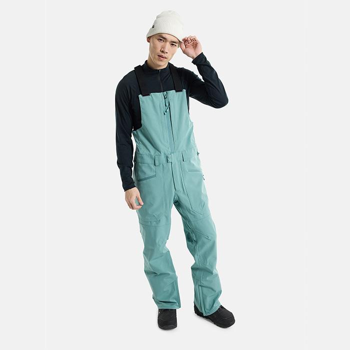 [日本正規品]スノーボード ウェア バートン パンツ 2024 BURTON MEN'S RESERVE 2L BIB PANTS Rock Lichen メンズ 男性 ビブパンツ スノボー 23-24｜nest001｜09