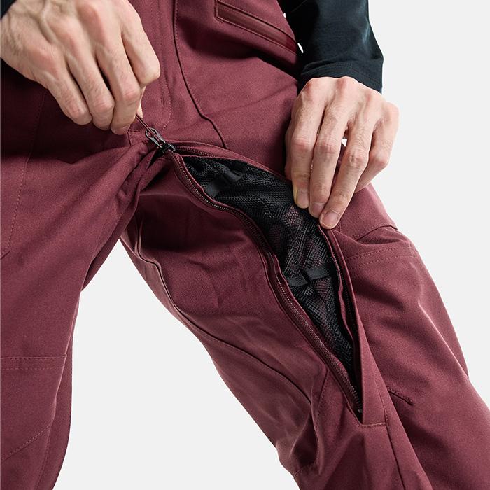 [日本正規品]スノーボード ウェア バートン パンツ 2024 BURTON MEN'S RESERVE 2L BIB PANTS Almandine メンズ 男性 ビブパンツ スノボー 23-24 日本正規品｜nest001｜06