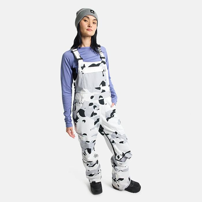 [日本正規品]スノーボード ウェア バートン パンツ 2024 BURTON WOMEN'S AVALON STRETCH 2L BIB PANTS Stout White Cookie Camo レディース ウーマンズ 女性｜nest001｜09