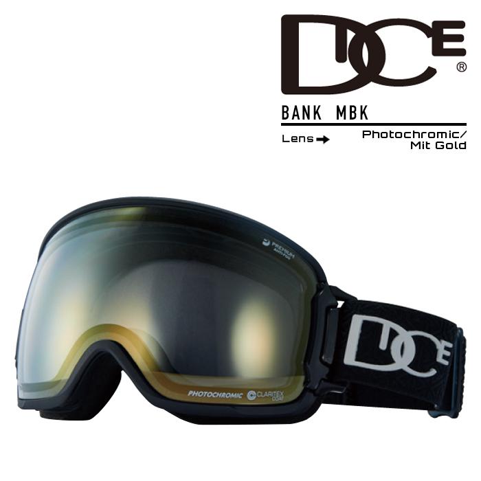dice ダイス　BANK 23/24 フォトクロミックゴールドレンズ ゴーグル DICE（ダイス） [日本正規品]スノーボード ゴーグル バンク 2024 DICE
