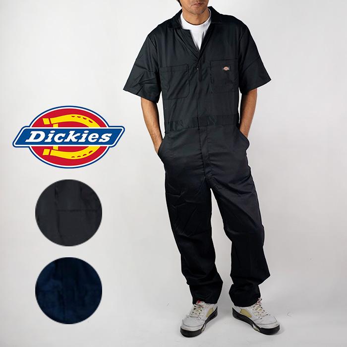 ディッキーズ　カバーオール　黒　ブラック　2XL Dickies ディッキーズ カバーオール L-REG 42/44 大きいサイズ
