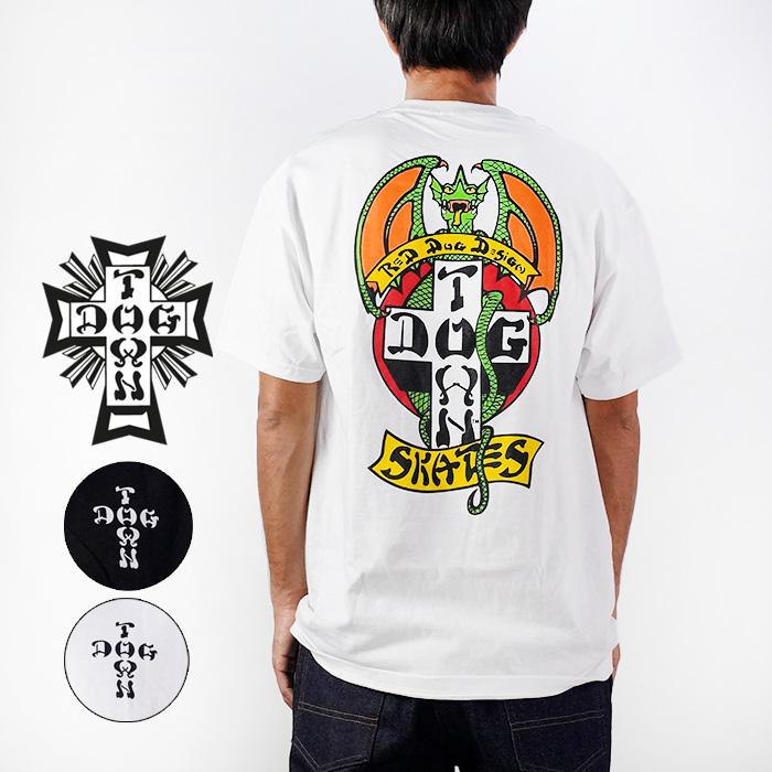 DOGTOWN（ドッグタウン） Tシャツ DOGTOWN RED DOG OG 70S T-SHIRTS