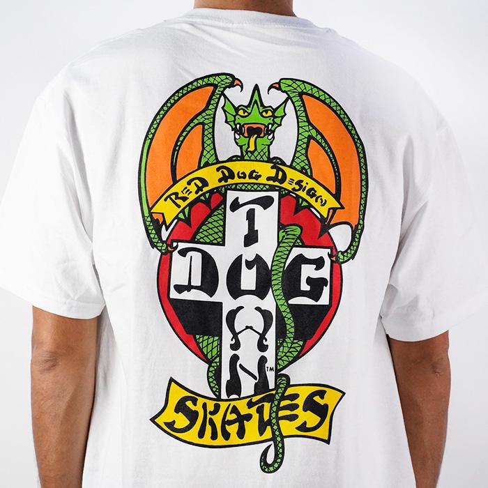DOGTOWN（ドッグタウン） Tシャツ DOGTOWN RED DOG OG 70S T-SHIRTS