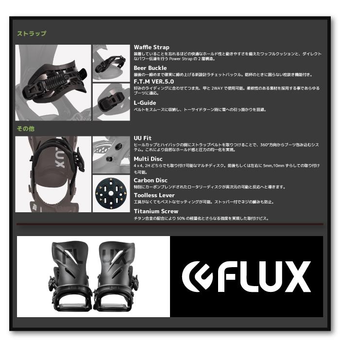 [日本正規品]スノーボード ビンディング フラックス ジーティー リミテッド 2024 FLUX GT LTD Black ブラック バインディング スノボー 23-24 メンズ 男性｜nest001｜05