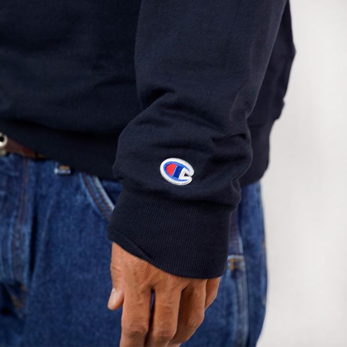 Champion ネイビー シャツ Navy 12 M チャンピオンバータグ 80年代 90年代 80s 90s チャンピオン アメリカ製 ネイビー 紺