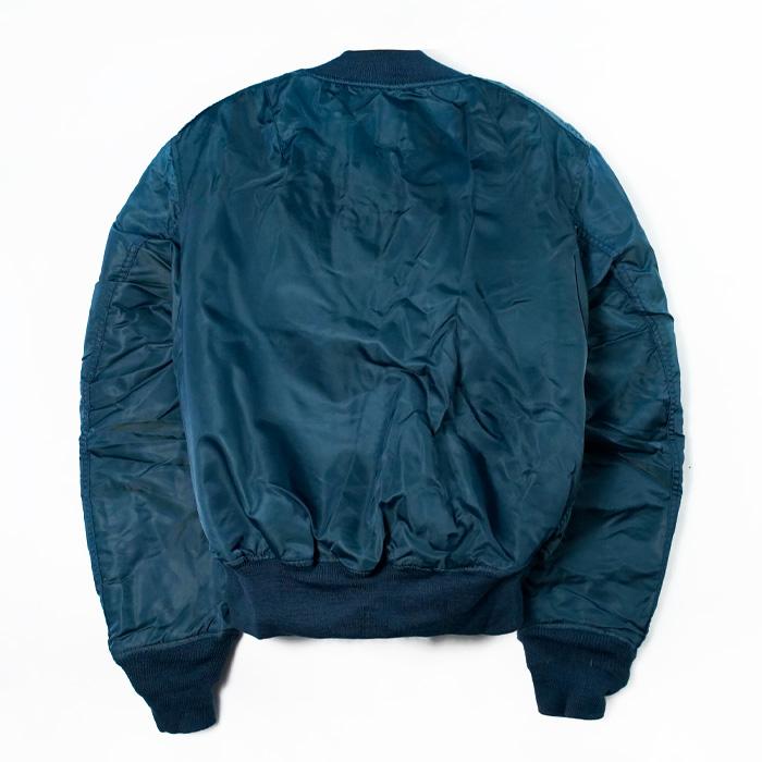 アルファインダストリーズ　　ma1 limonta ブルー ALPHA MA-1 BOMBER JACKET HERITAGE - CAPTAIN TOM'S