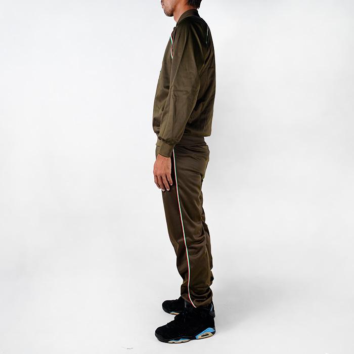 【デッドストック】イタリア　トレーニングジムスーツ ブラウン イタリア軍 トレーニングウェア上下セット ITALIAN BROWN GYM SUIT NEW