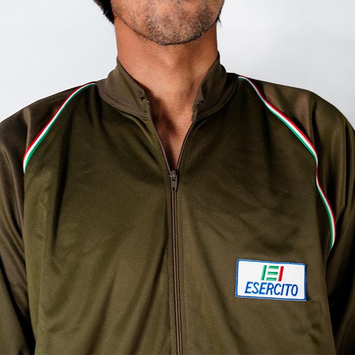 イタリア軍 トレーニングウェア上下セット ITALIAN BROWN GYM SUIT NEW