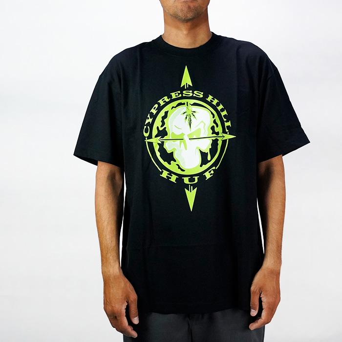 HUF（ハフ） Tシャツ × CYPRESS HILL BLUNTED COMPASS S/S TEE TS02339