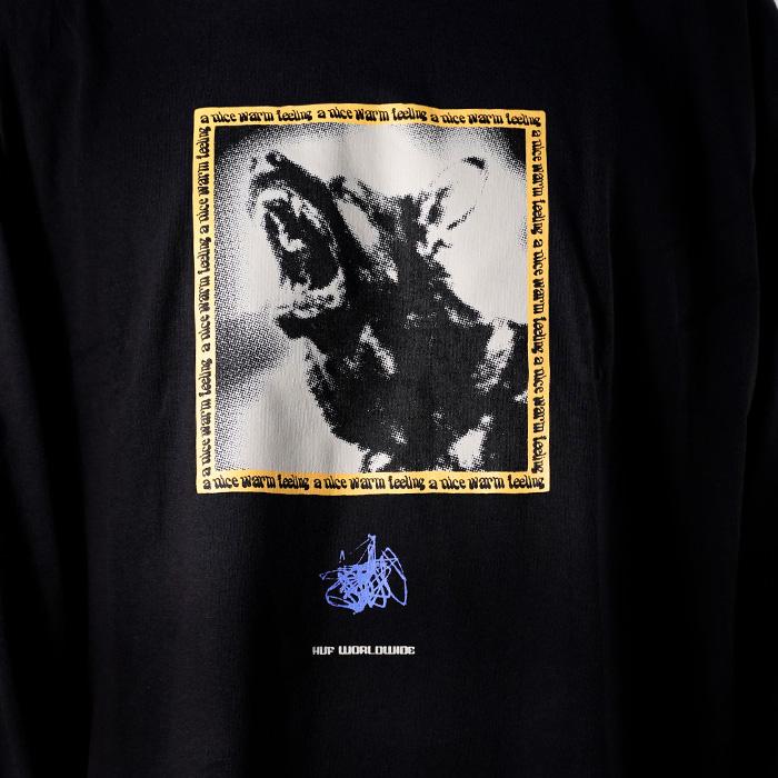 HUF ハフ 長袖 Tシャツ BEWARE L/S TEE TS02184 Black ブラック HUF ハフ 長袖 Tシャツ BEWARE L/S TEE TS02184 Black ブラック
