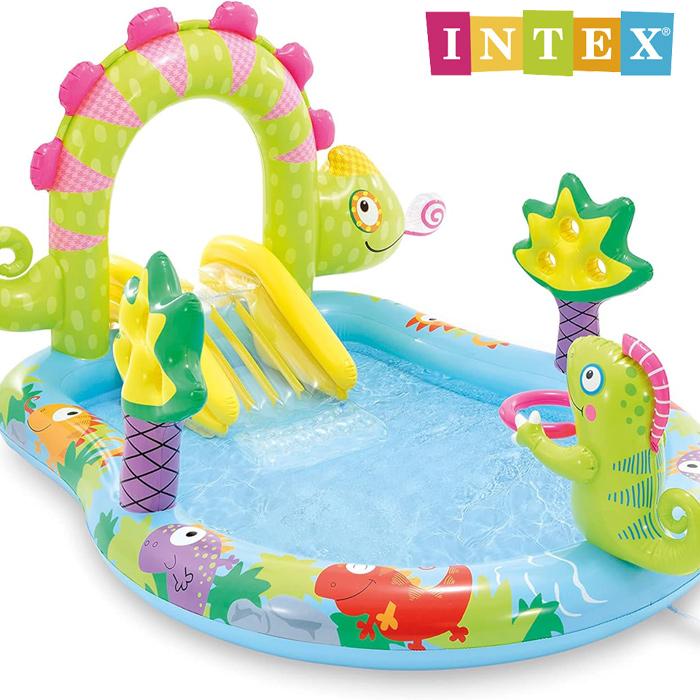 INTEX インテックス ビニールプール フレンドリーイグアナプレイ