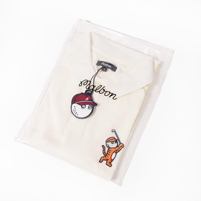未使用品　マルボンゴルフ　タイガーポロシャツ　サイズL malbon Malbon Golf マルボンゴルフ ポロシャツ TIGER BUCKETS POLO M