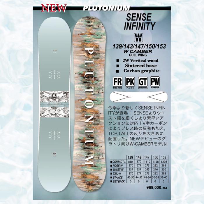日本正規品]スノーボード 板 ボード プルトニウム センス