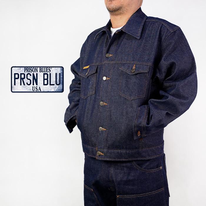プリズンブルース デニムジャケット PRISON BLUES WESTERN プリズンブルース デニムジャケット PRISON BLUES WESTERN
