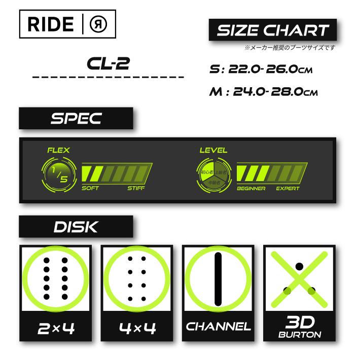 Ride CL-2 ブラック ビンディング Sサイズ Amazon | 2023 RIDE ライド CL-2 シーエル シリーズ BLACK 22-23