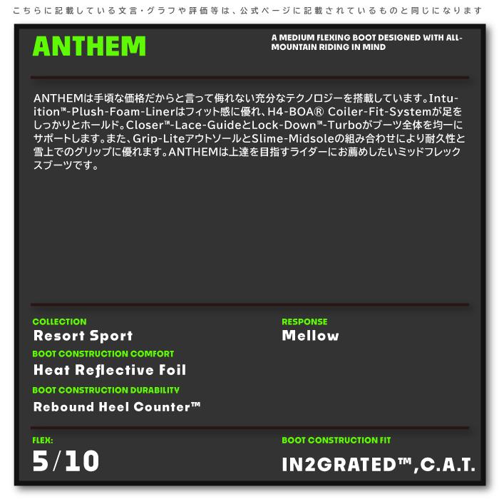 RIDE（ライド） [日本正規品]スノーボード ブーツ アンセム 2024 RIDE