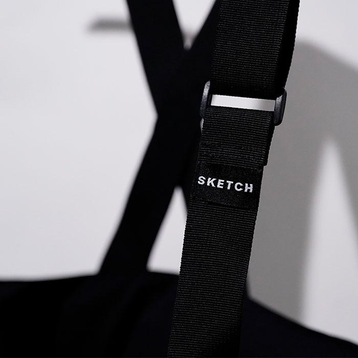 防水ベスト sketch WATER PROOF LONG UTILITY VEST ウォータープルーフ