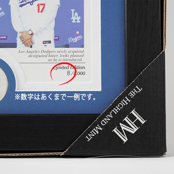 ハイランドミント 大谷翔平 50/50記念 ＆フォトミント 記念チケット ドジャース 大谷翔平 50-50達成記念ダブルコインフォトミント : 大谷