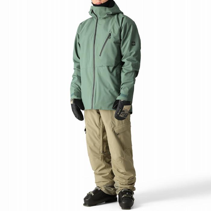 ⭐️新品⭐️ BURTON スノーボードウェア スキーウェア カーキ 686（シックスエイトシックス） スノーボード ウェア ジャケット 686
