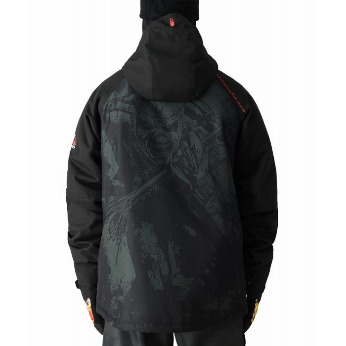 スノーボード ウェア ジャケット シックスエイトシックス 686 GEO INSULATED JACKET IronMaidenTrooperBlk メンズ 24-25 日本正規品_2