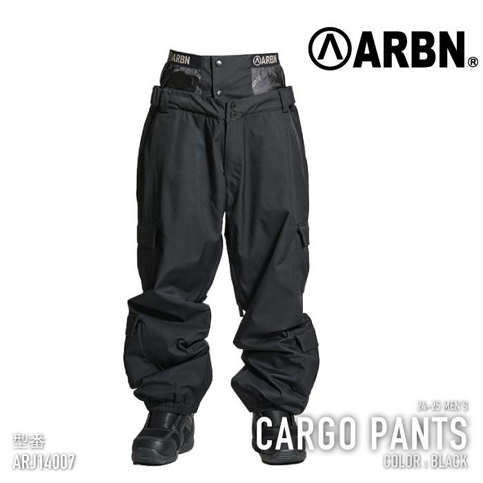 ARBN [日本正規品] スノーボード ウェア パンツ SNOWBOARD CARGO PANTS ABP14107 BLK メンズ 24 ...