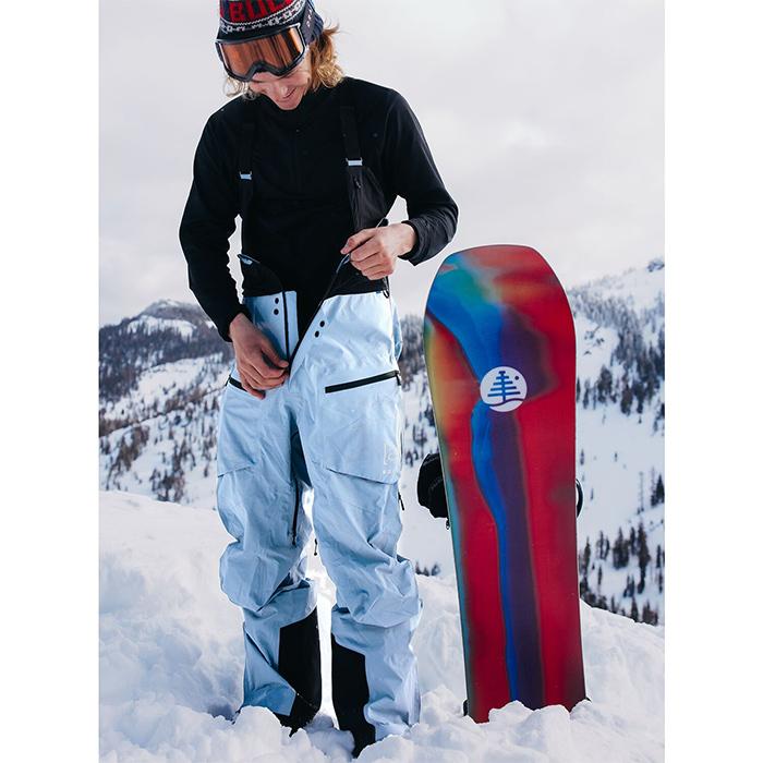 スノーボード ウェア ビブパンツ バートン BURTON Men's [ak] TUSK GORE-TEX PRO 3L BIB PANTS Dusty Blue メンズ 24-25 日本正規品 爆買の画像