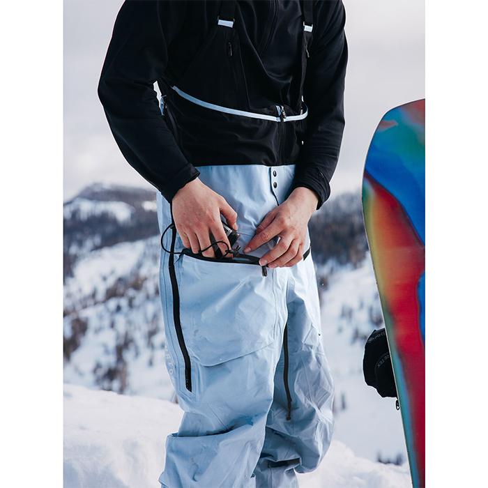 スノーボード ウェア ビブパンツ バートン BURTON Men's [ak] TUSK GORE-TEX PRO 3L BIB PANTS Dusty Blue メンズ 24-25 日本正規品 爆買の画像