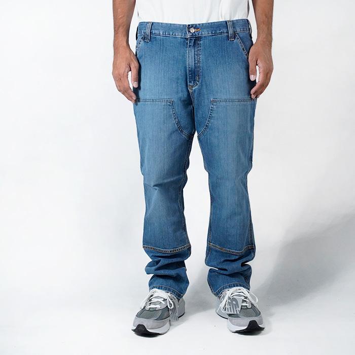 ネイビー ワークパンツ カーゴポケット付き　カーハート ネイビー ワークパンツ カーゴポケット付き カーハート セール