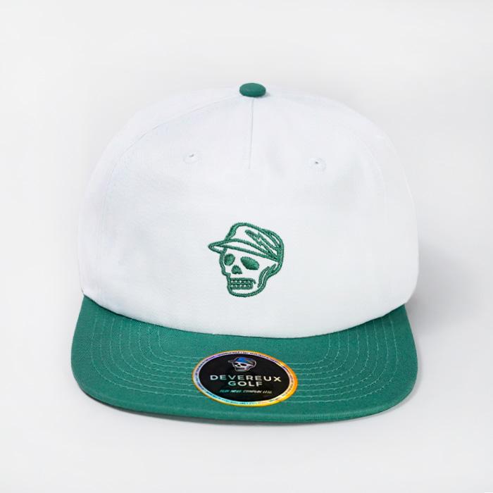 DEVEREUX GOLF デヴァローゴルフ スカルキャップ デヴァローゴルフ 帽子 キャップ Devereux Golf TWO-TONE SKULL