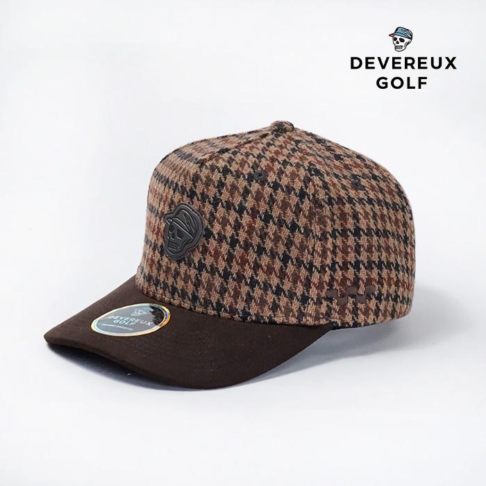 デヴァローゴルフ 帽子 キャップ Devereux Golf HEFFY HOUNDSTOOTH