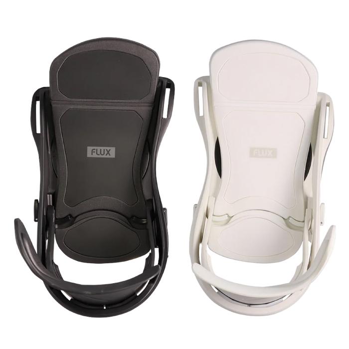 FLUX スノーボードビンディング ホワイト/ブラック FLUX BINDINGS（フラックス バインディング）| CV SNOWBOARD BINDINGS