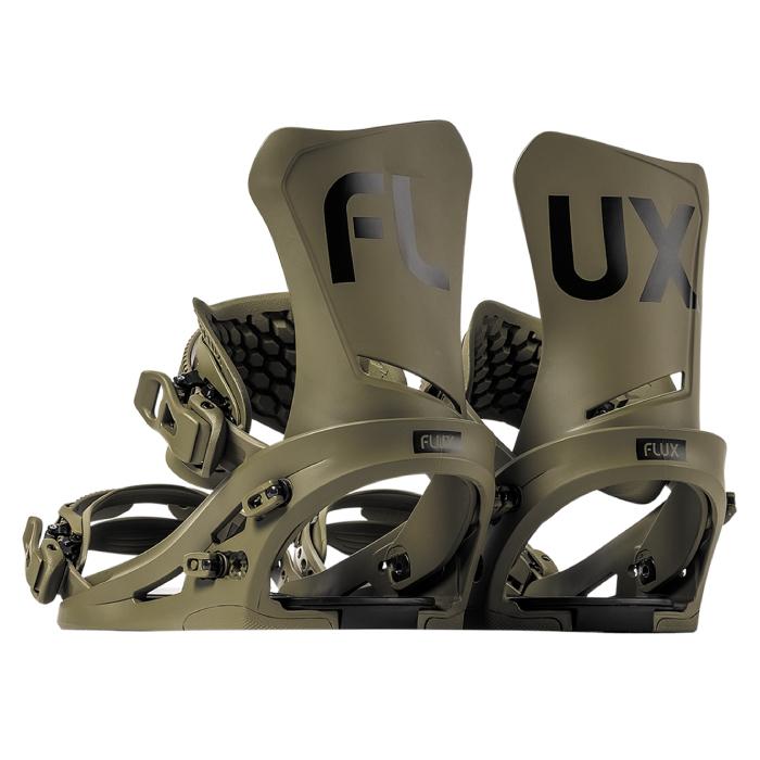 フラックスDS Ｌ　24-25 カーキ FLUX BINDINGS（フラックスバインディング） スノーボード