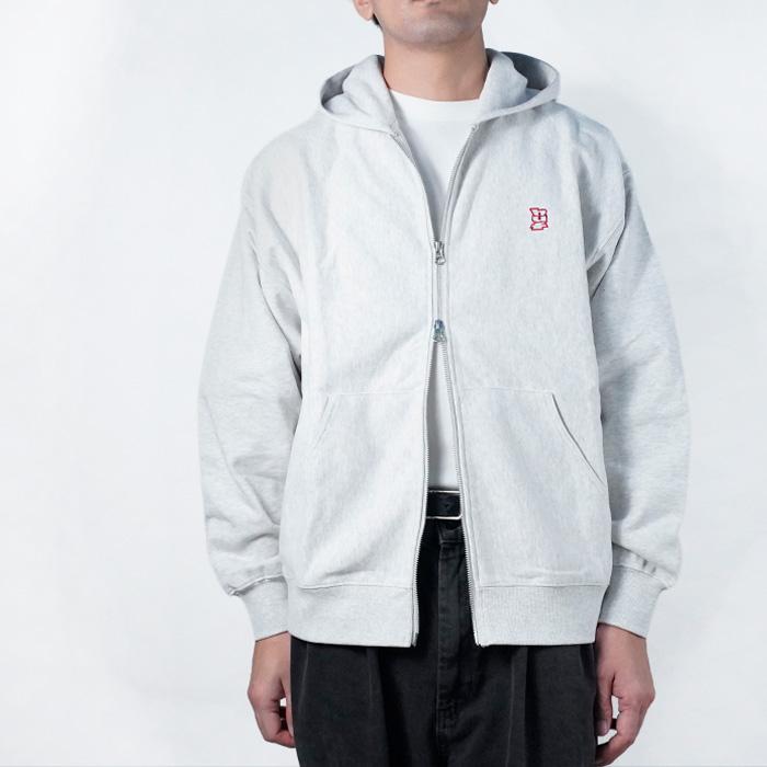 ハフ パーカー HUF MEGABLAST F/Z FRENCH TERRY HOODIE FL00237 メガブラスト フレンチテリー フーディー ホワイト 白 スウェット ジップアップ フルジップ 男性_1