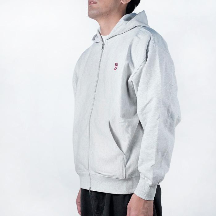 ハフ パーカー HUF MEGABLAST F/Z FRENCH TERRY HOODIE FL00237 メガブラスト フレンチテリー フーディー ホワイト 白 スウェット ジップアップ フルジップ 男性_3