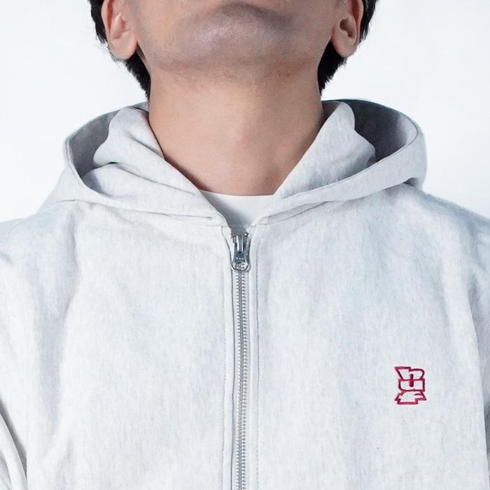 ハフ パーカー HUF MEGABLAST F/Z FRENCH TERRY HOODIE FL00237 メガブラスト フレンチテリー フーディー ホワイト 白 スウェット ジップアップ フルジップ 男性_5