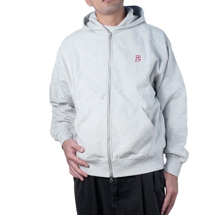 ハフ パーカー HUF MEGABLAST F/Z FRENCH TERRY HOODIE FL00237 メガブラスト フレンチテリー フーディー ホワイト 白 スウェット ジップアップ フルジップ 男性_8
