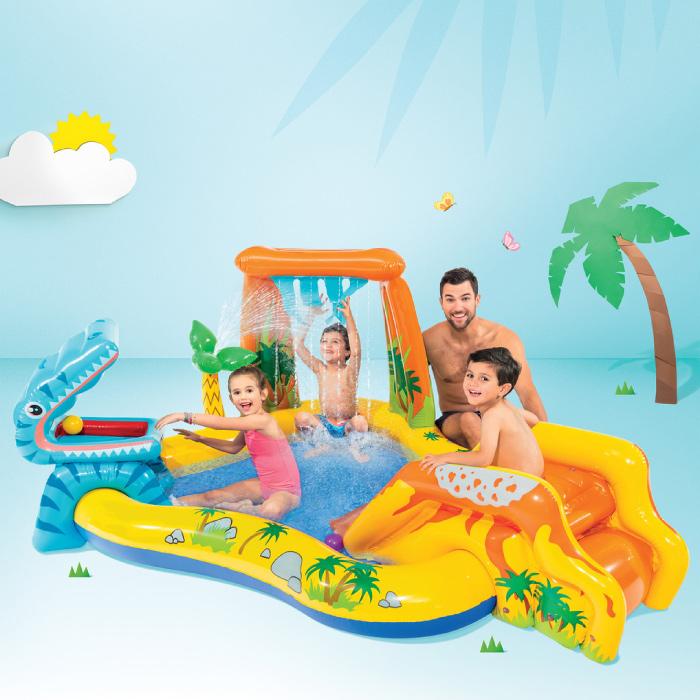 INTEX インテックス ダイナソープレイセンター 249cm U-57444 ビニール