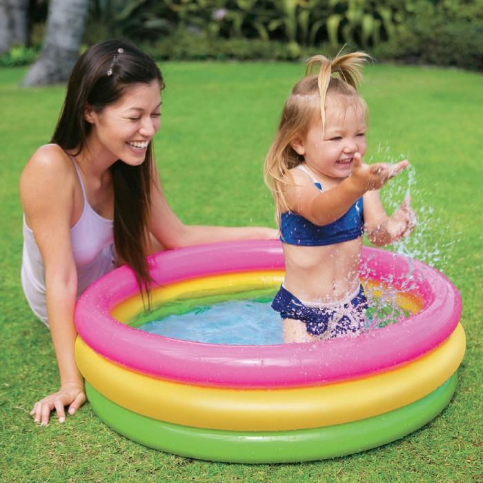 INTEX インテックス サンセットグローベビープール 86cm x 25 cm U