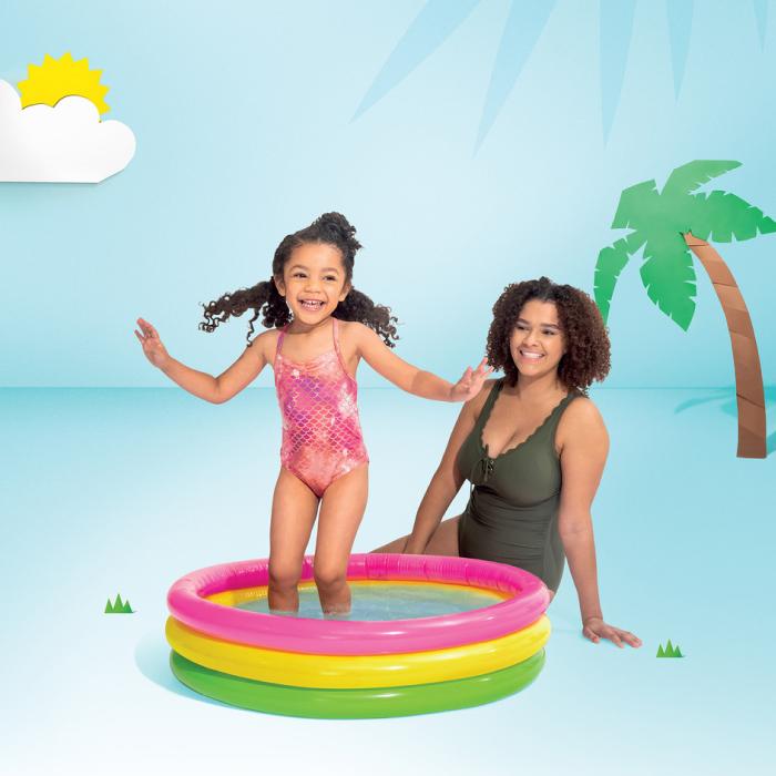 INTEX インテックス サンセットグローベビープール 86cm x 25 cm U