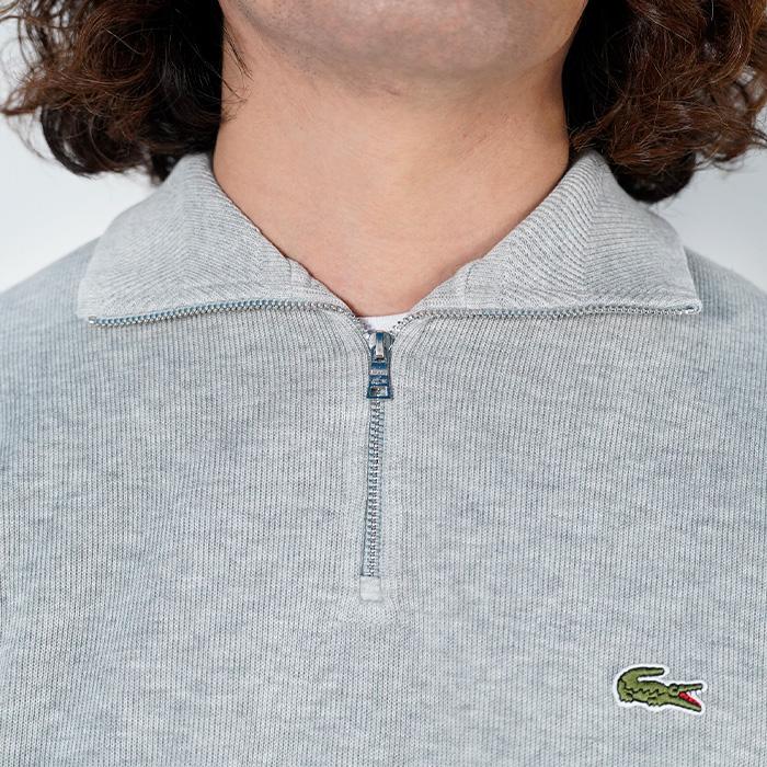 LACOSTE（ラコステ） ジップアップ ハイネック スウェットシャツ