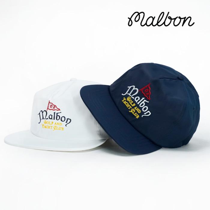 新品未使用　ウィンダンシー ❌　マルボン　malbon GOLF cap Malbon Golf（マルボンゴルフ） 帽子 キャップ Malbon Golf YACHT CLUB